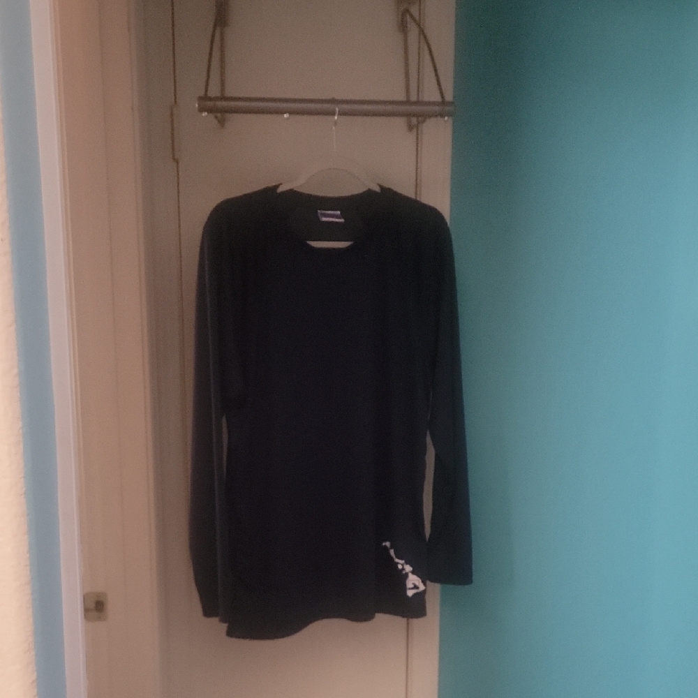 Men's Long Sleeve Navy Blue Shirt